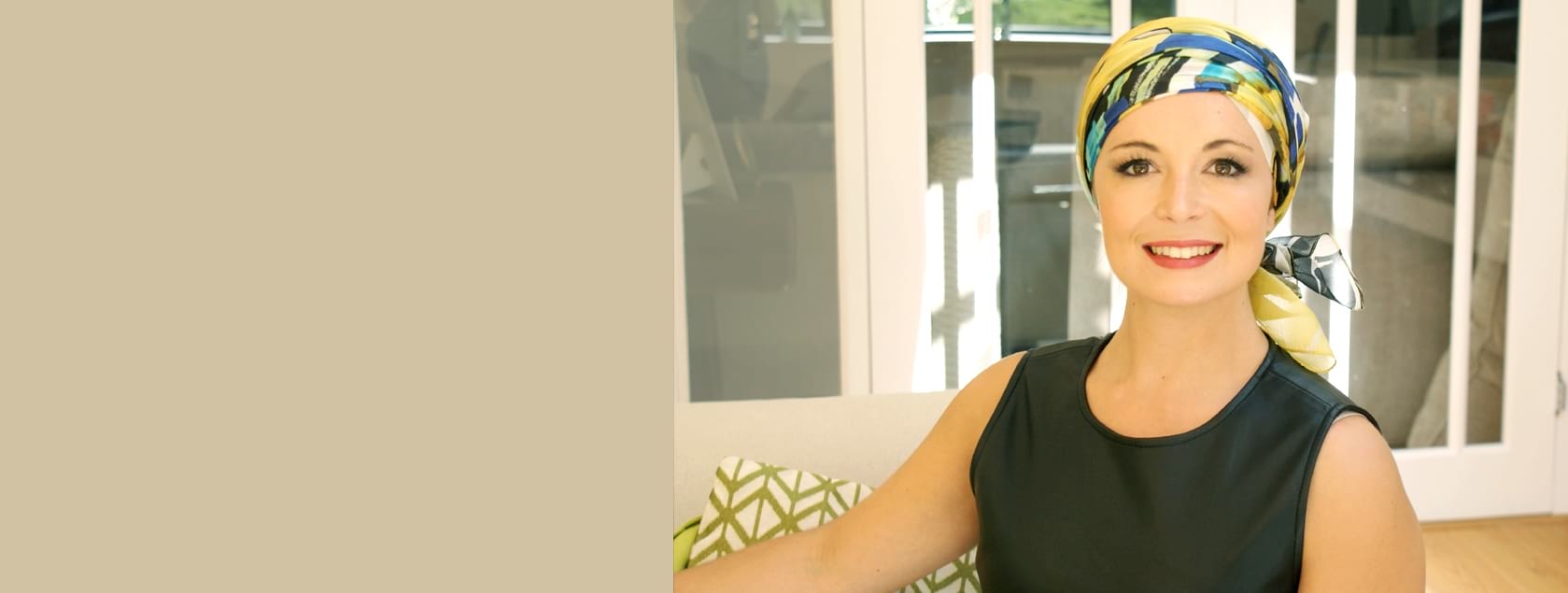 Empowerment Through Beauty - fighting cancer with positive energy - suburban turban headscarf - headscarves - chemo hats - women's turbans