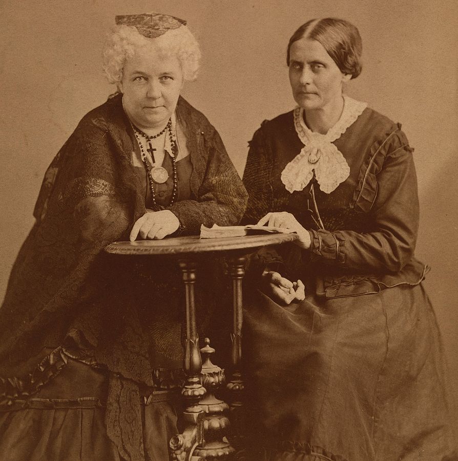 Elizabeth Cady Stanton and Susan B. Anthony - Women's History Month - Women Empowerment - empowering women in history