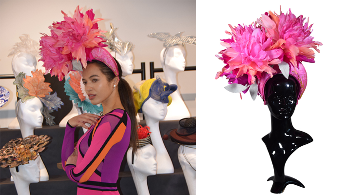 Fashion Exhibition - X Terrace The Great Hat Exhibition 2018 Press Preview at PINKO - Wendy Scully hat designs