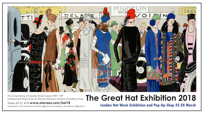 Fashion exhibition london - X Terrace presents The Great Hat Exhibition 2018