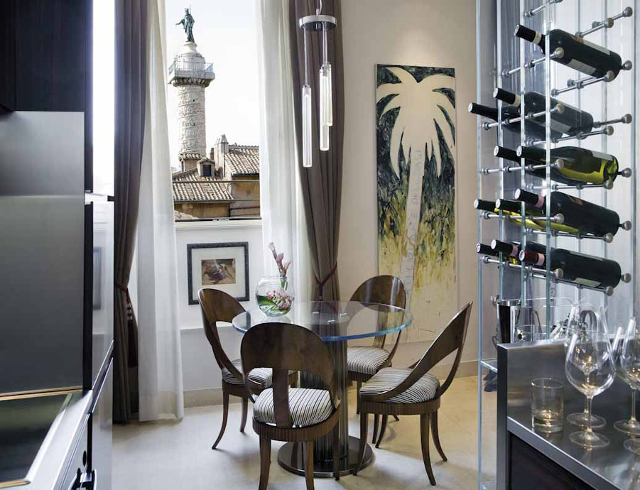 famous interior designers - adam tihany - Casa MANNI Penthouse Rome by Tihany Design, Photo by Serena Eller Vainicher - design hotels - penthouses in rome