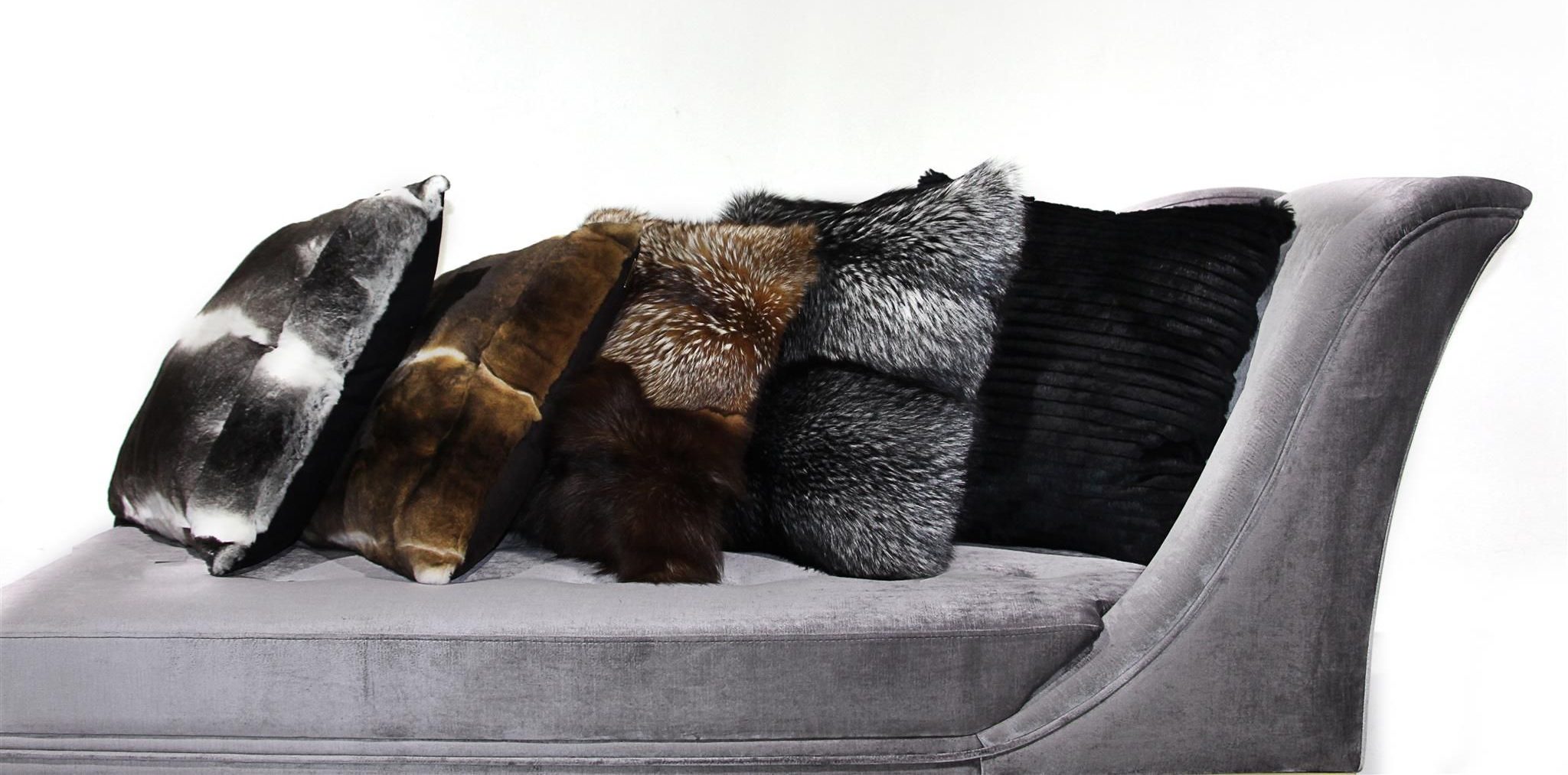 Woman Cave Design Ideas - DeMorais International Fur Pillows