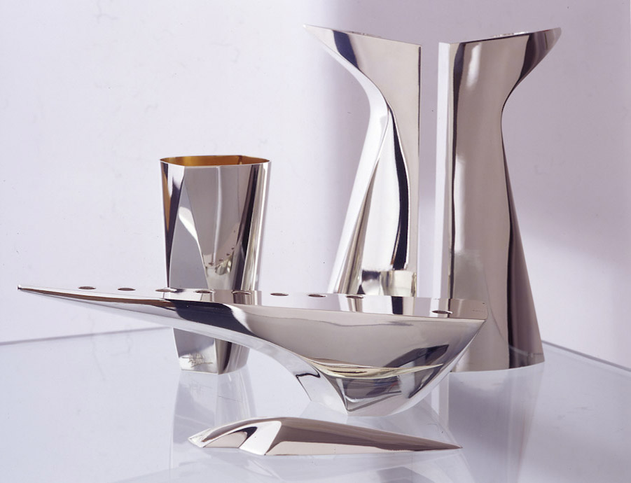 famous interior designer - adam tihany - Judaica Collection by Christofle for The Jewish Musuem, Designed by Tihany Design -tabletop product designers - new york interior designers