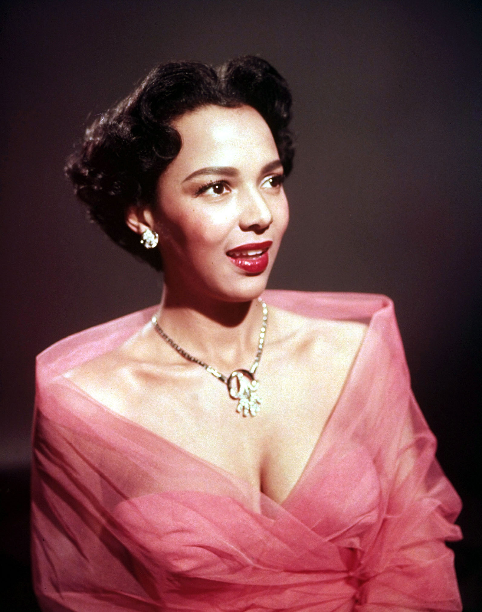 Oldies But Goodies - Top Makeup Looks From 20th Century Hollywood Glamour - Edward Clark, Portrait of Dorothy Dandridge in Tarzan's Peril directed by Phil Brandon , 1951. Image via TheRedList.com - beauty tips - makeup ideas