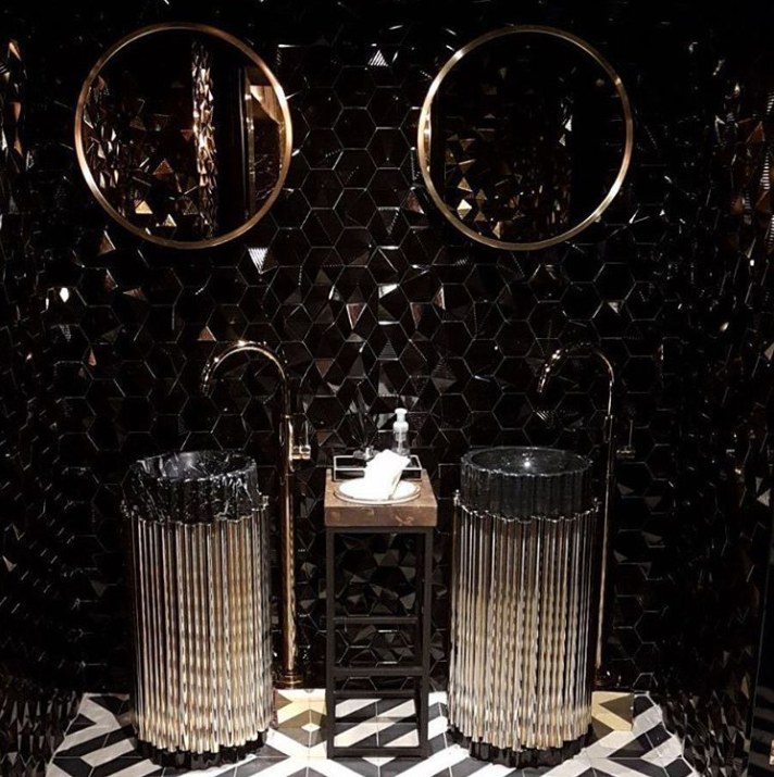 ICFF 2018 - Maison Valentinaa - Drake's Restaurant Pick 6ix - glamorous bathrooms - most beautiful restaurant bathrooms - kroeze interieur - unique bathroom products - bathroom furniture
