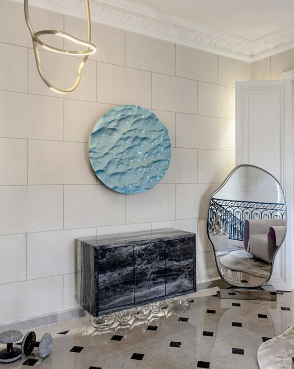 Mathieu Lehanneur at NOMAD Monaco 2018 - Design & Art Exhibition - Image via @mathieulehanneur - contemporary art - contemporary furniture designers - french designers - art shows - villa la vigie