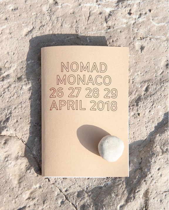 Nomad Monaco 2018 Catalog - Visual Identity and Photo by @studiovedet - art shows - art exhibitions - design shows - collectible design - contemporary art shows