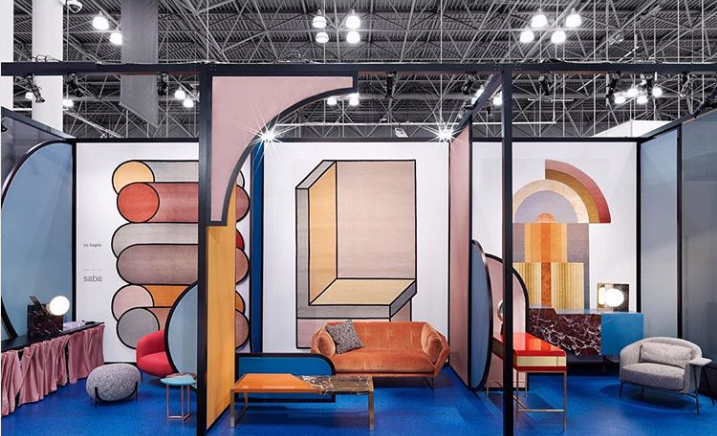 cc tapis at ICFF 2018 - NYC Furniture Show - Unique Design - 2018 interior design trends - geometric rugs - hand-knotted rugs - italian rug companies
