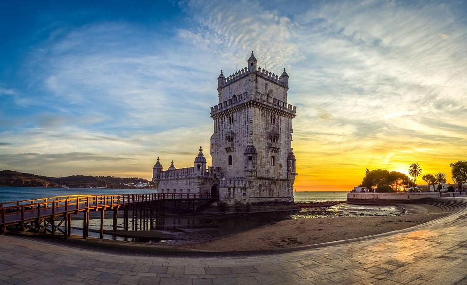 Belem Tower Lisbon Portugal - Torre de Belém - Design Lovers Guide to Portugal - Things to Do In Portugal for Architecture, Art & Design Lovers - belem tower - most beautiful places in portugal - most beautiful places in lisbon - beautiful buildings in lisbon