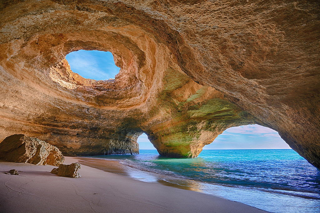 Benagil Cave Algarve - Design Lovers Guide to Portugal - Things to Do In Portugal for Architecture, Art & Design Lovers - best beaches in portugal - most beautiful places in portugal - best beaches in portugal