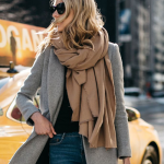 How to Dress to Impress When Traveling the World - Fashion Jackson - blanket scarves - blanket scarf - travel outfit ideas - fashionable travel tips - travel attire - how to look great while traveling - packing tips