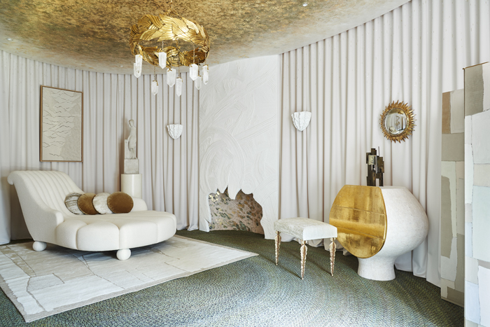 The Couture Bedroom by Anne-Sophie Pailleret - Photo by Claire Israël via AD France - AD France AD Interieurs 2018 - Paris Design Week 2018 - architectural digest france - compagnie de phalsbourg - hotel de la bucherie - bedroom design ideas - bedroom designs - master bedroom designs - top interior designers