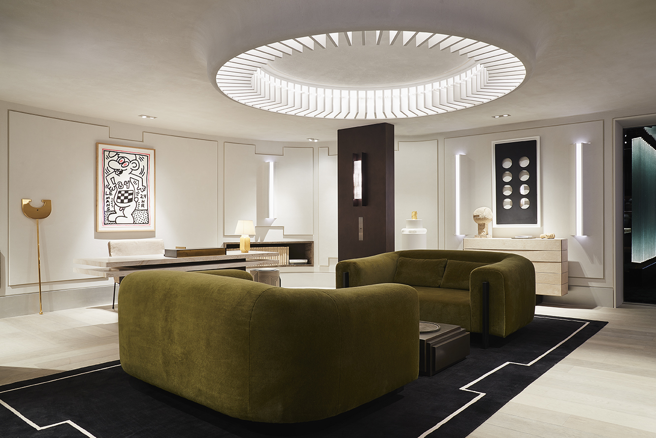 AD Interieurs 2018 - The The Resting Office by Stéphane Parmentier - Photo by Claire Israël via AD France - Paris Design Week 2018 - architectural digest france - compagnie de phalsbourg - hotel de la bucherie - top interior designers