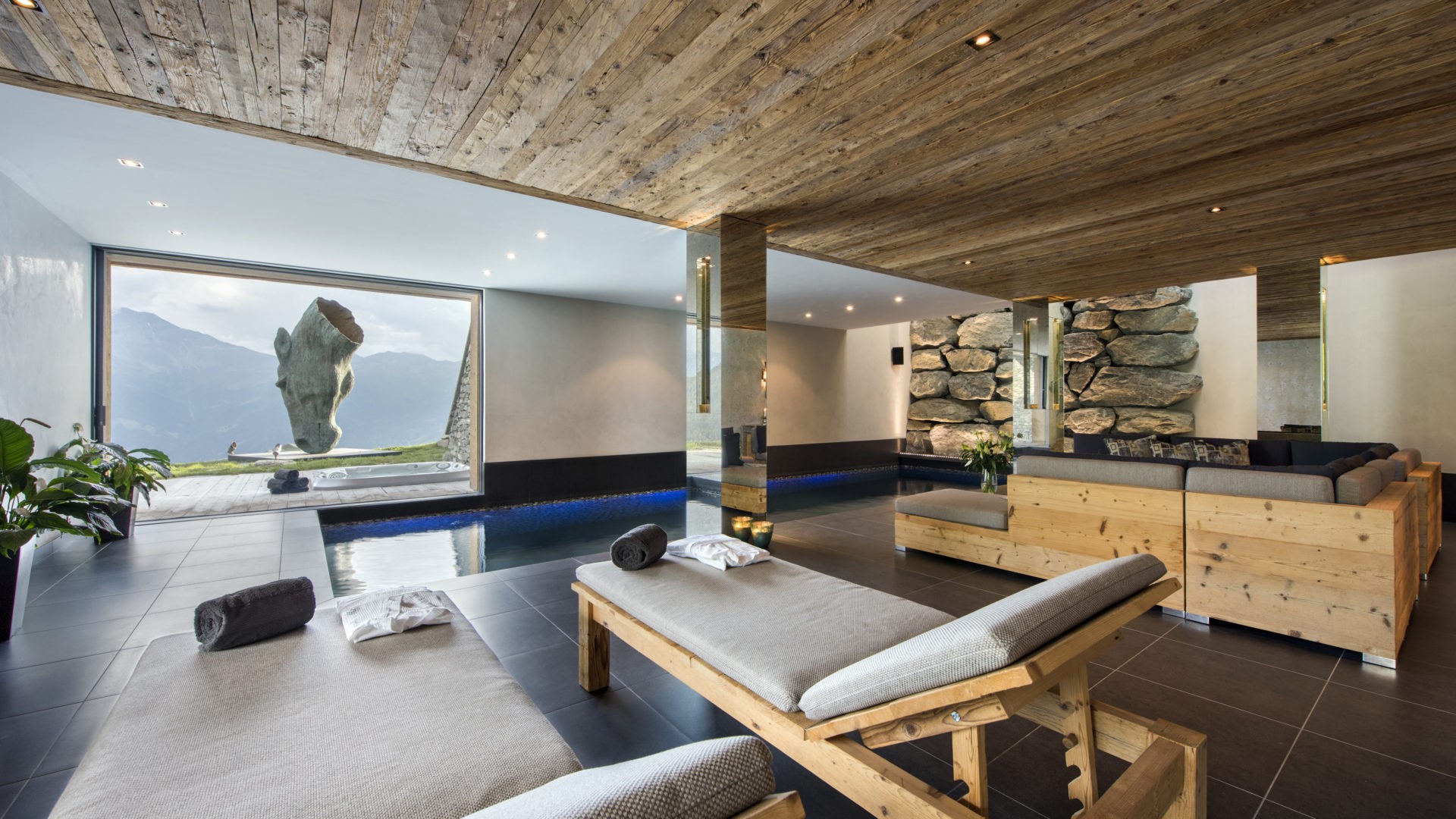 Norman Verbier Luxury Ski Chalets Indoor Pool