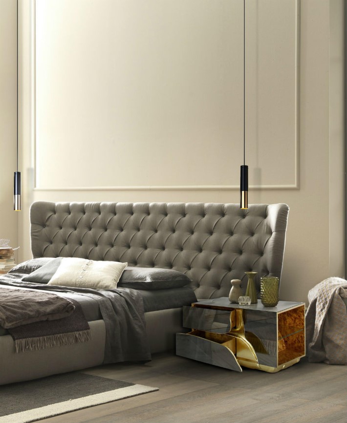 silver luxury bedroom