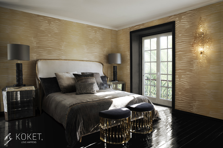 luxury bedroom - forbidden bed by koket - top new year's resolutions