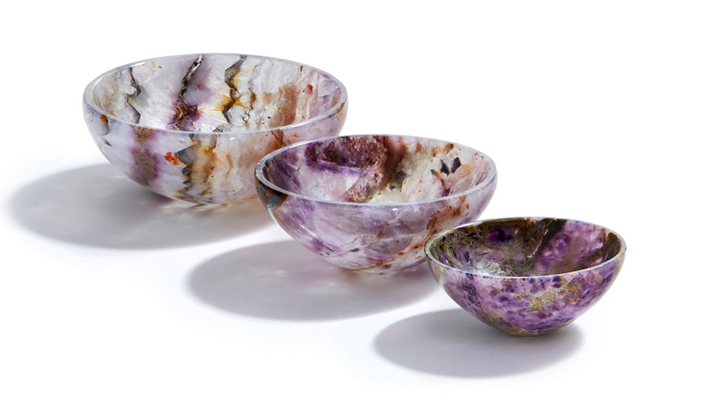 tiegla bowls in amethyst by anna by rablabs - luxurious mother's day gift ideas