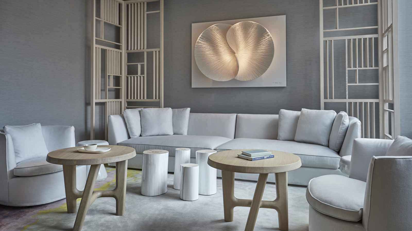 lounge at the spa at the four seasons new york downtown - luxurious mother's day gift ideas