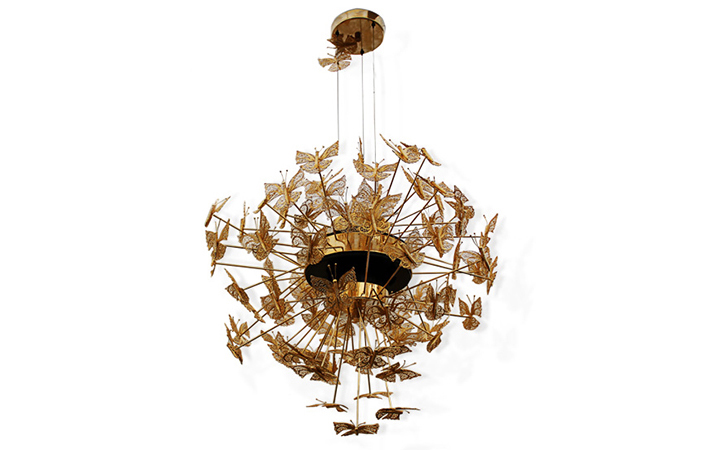 nymph chandelier with butterflies by koket - camp and kitsch lighting