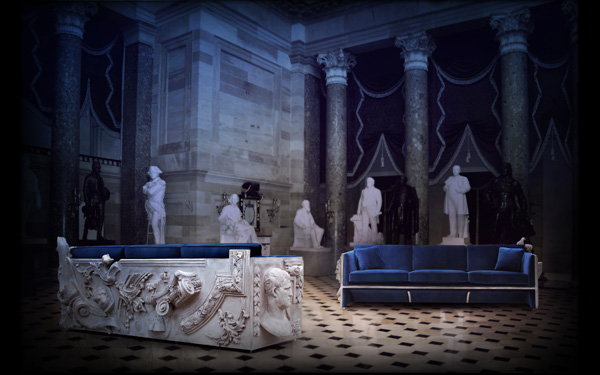 Versailles Sofa by Boca do Lobo - camp and kitsch furniture