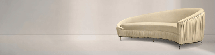 vamp sofa koket curved luxury upholstery