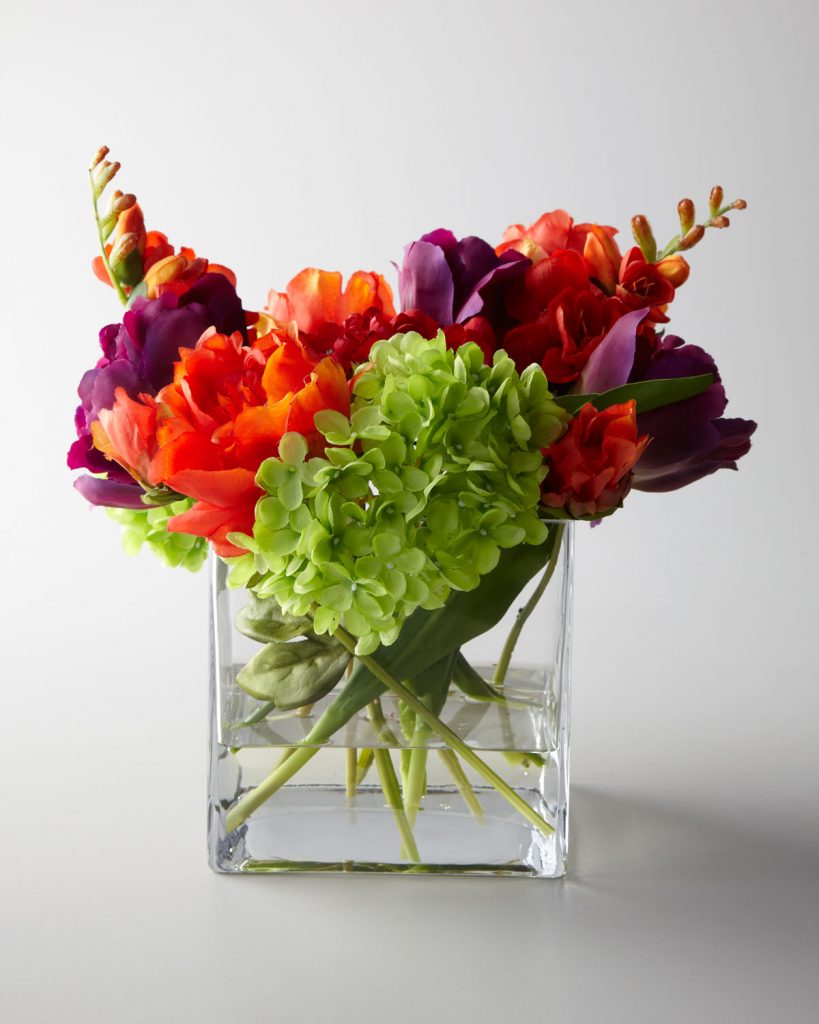 fiesta faux floral arrangement by john richard collection
