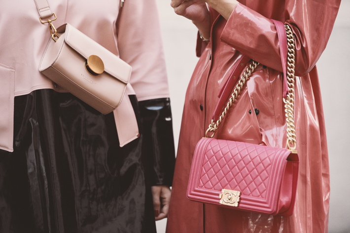 how to accessorize with perfectly coordinate color outfit pink chanel