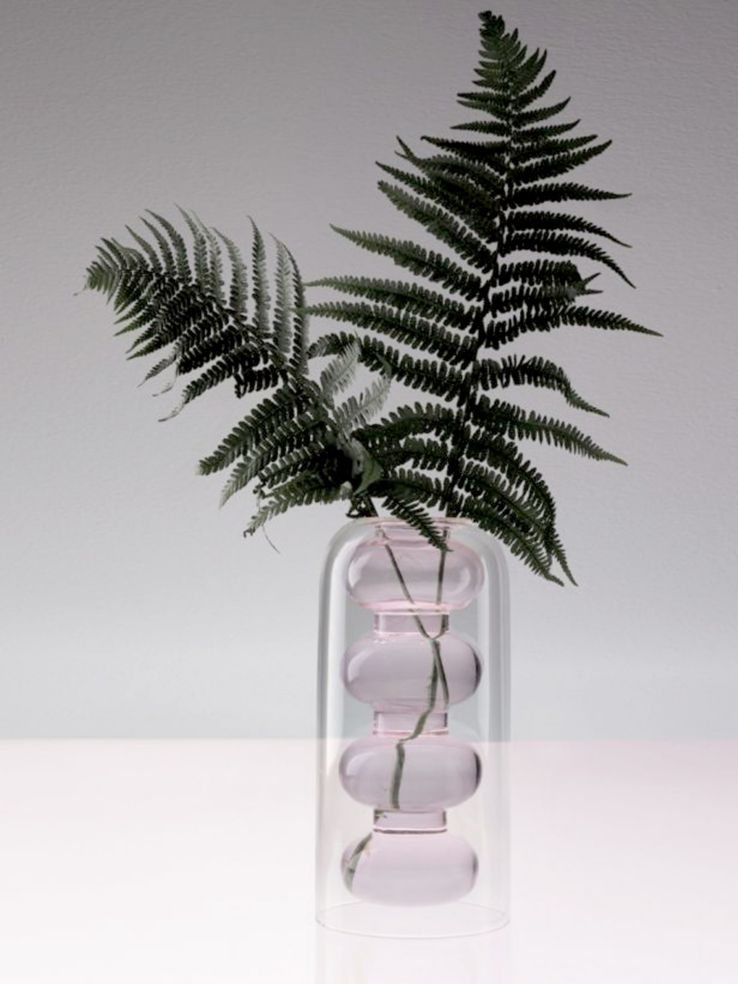 Pink Bump vase by Tom Dixon