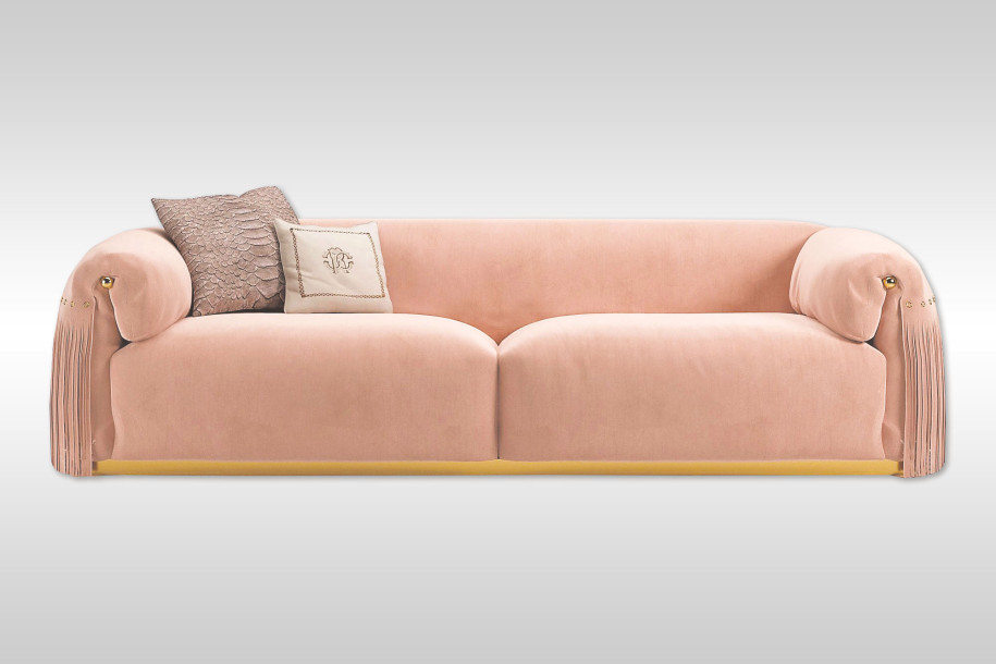 Sofa by Roberto Cavalli - pink furniture