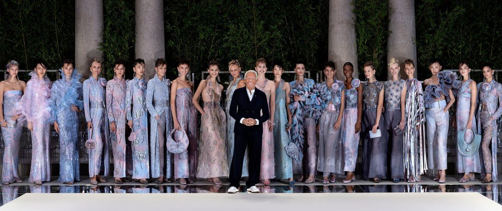 Gianni Armani Spring Summer 2020 Collection show held in the brand’s historic headquarters at Via Borgonuovo 11