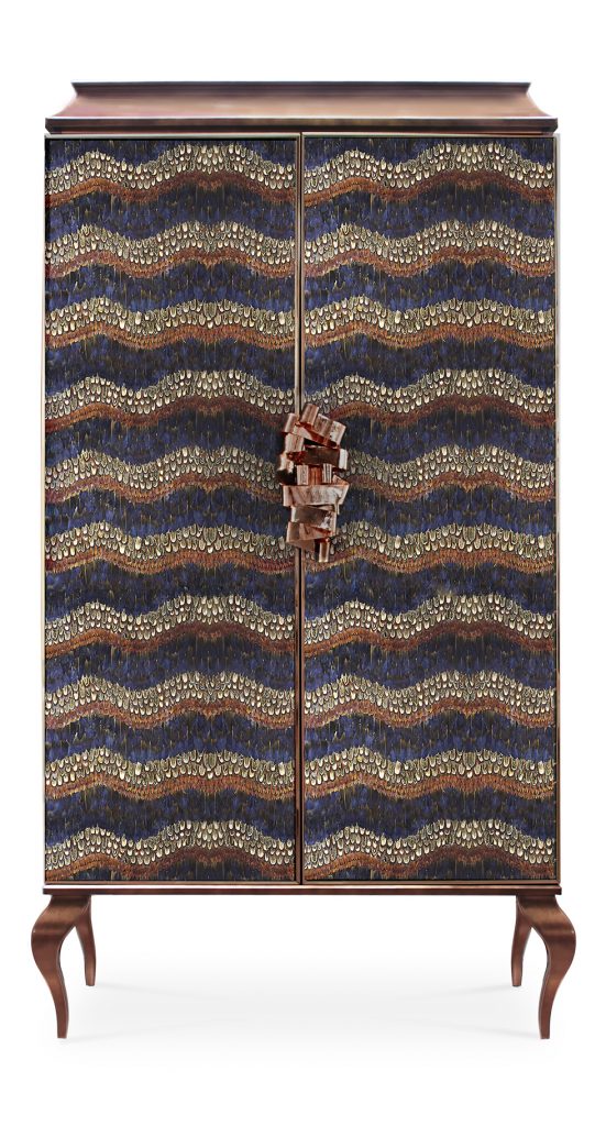 divine armoire cabinet with feather doors by koket
