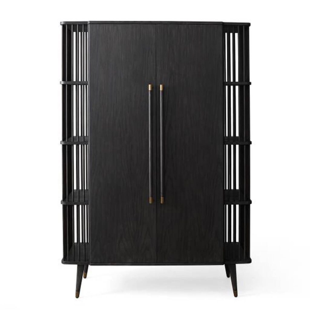 Arbor Tall Cabinet-Smoke by Studio A high point market fall 2020 style spotters