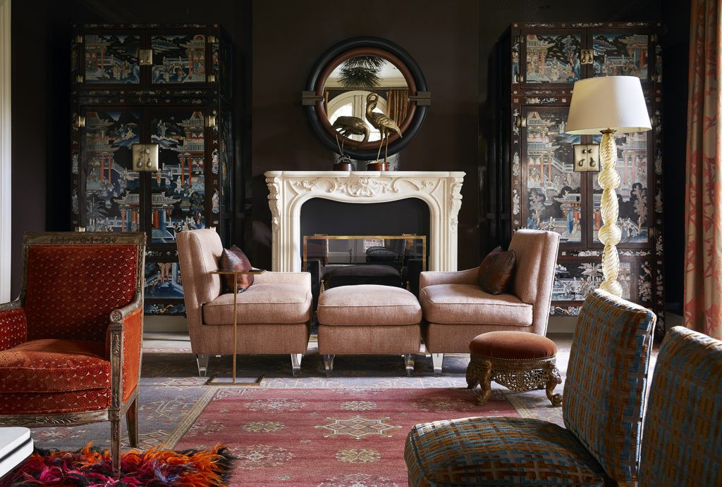 eclectic living room design