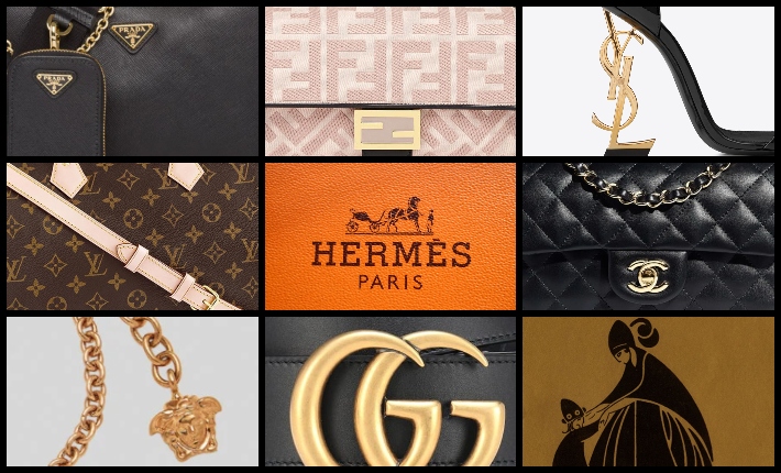 luxury fashion brand logos