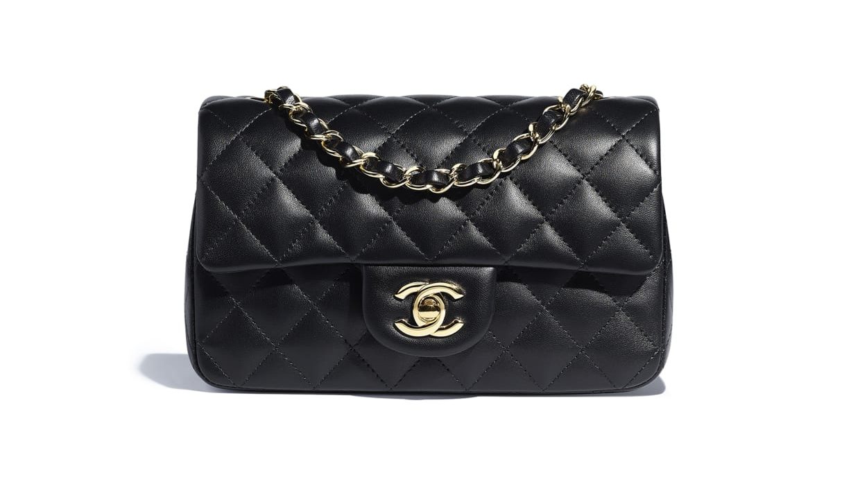 luxury fashion brand logos Mini Flap Bag by Chanel