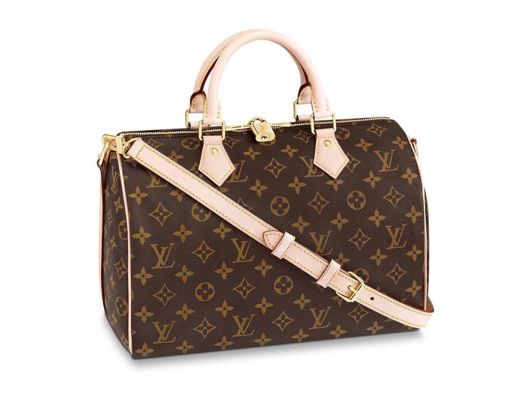 luxury fashion brand logos Speedy Bandoulière 30 by Louis Vuitton