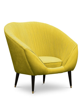 audrey chair koket pantone color of the year 2021 illuminating yellow