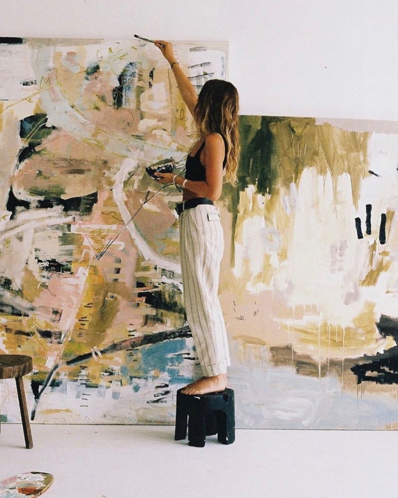 ashleigh ash holmes art - mixed medium painting by female Australian artist