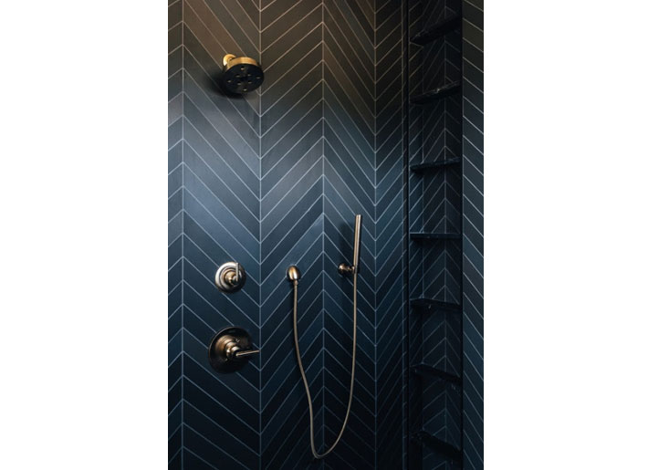 bre hance bathroom with black tile