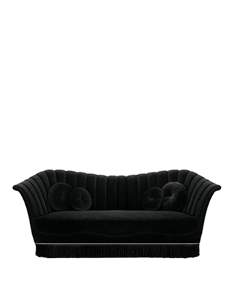 caprichosaII sofa black furniture koket
