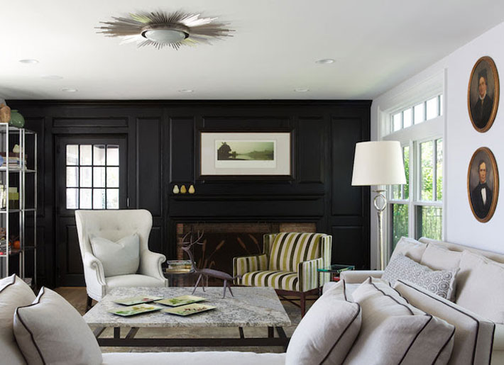 living room with black accent wall keith baltimore