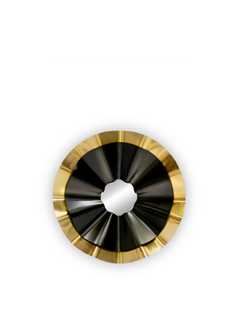 reve mirror koket black and gold