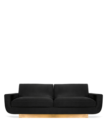 sofia sofa sofa koket black and gold furniture