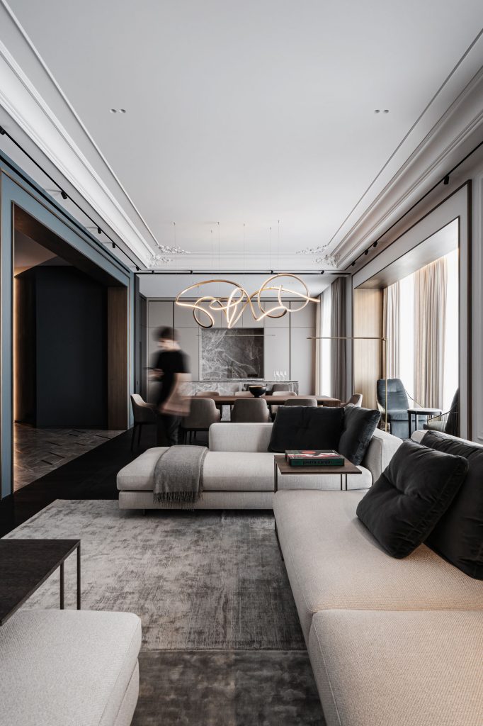 modern classic living room by yodezeen