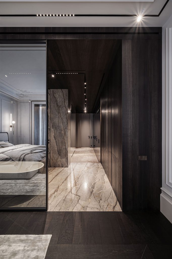modern master bedroom design kyiv apartment
