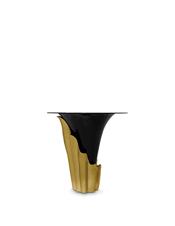 yasmine bar table koket gold and black