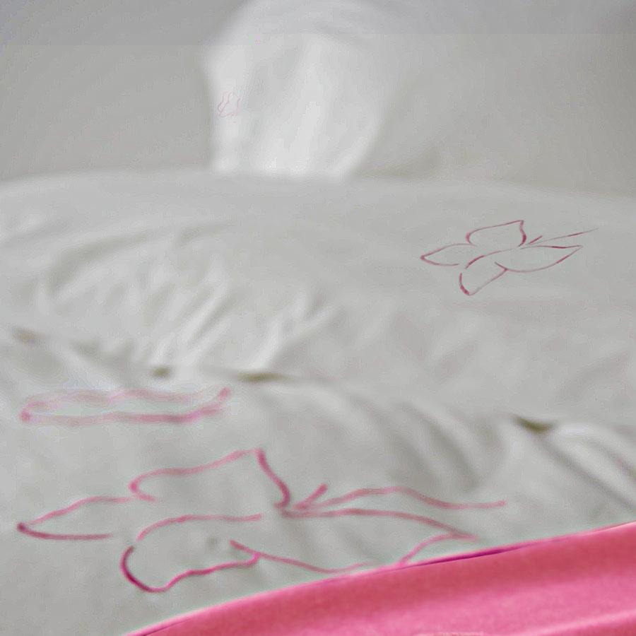 luxe kids isabel butterfly pink bed linens