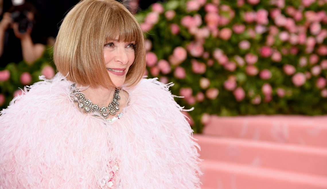 NEW YORK, NEW YORK - MAY 06: Anna Wintour attends The 2019 Met Gala Celebrating Camp: Notes on Fashion at Metropolitan Museum of Art on May 06, 2019 in New York City. (Photo by Jamie McCarthy/Getty Images)
