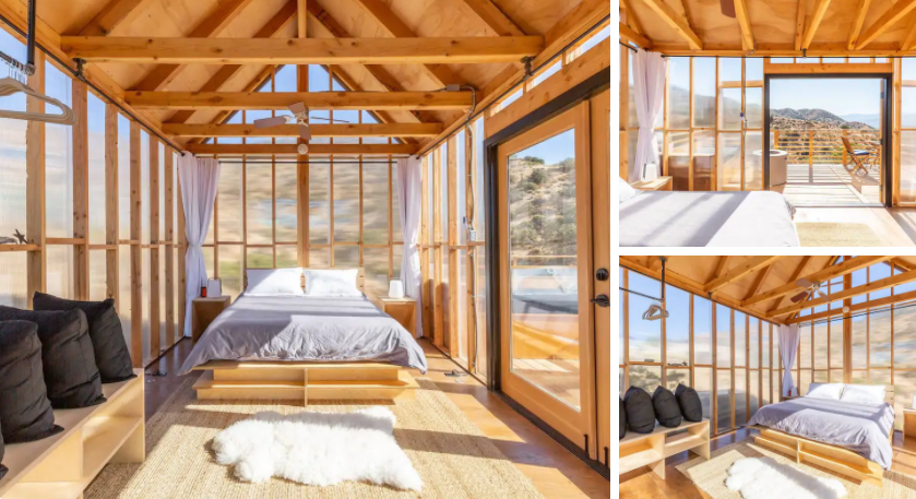 Minimalist Modern Cabin (Photos from Airbnb)