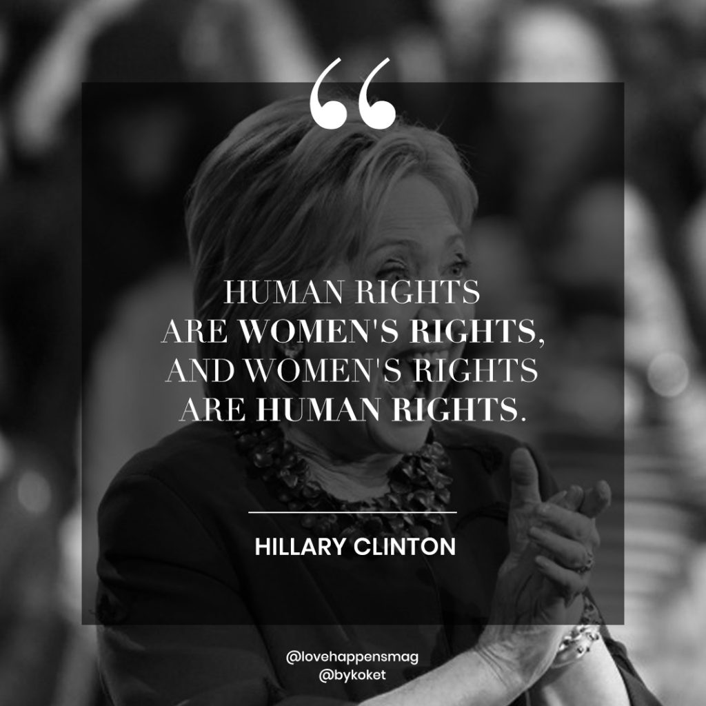 women empowerment quotes hillary clinton - human rights are women's rights, and women's rights are human rights